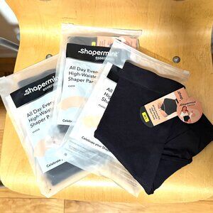 Lot of 3 New Shapermint Essentials All Day Every Day High-Waisted Shaper Panty